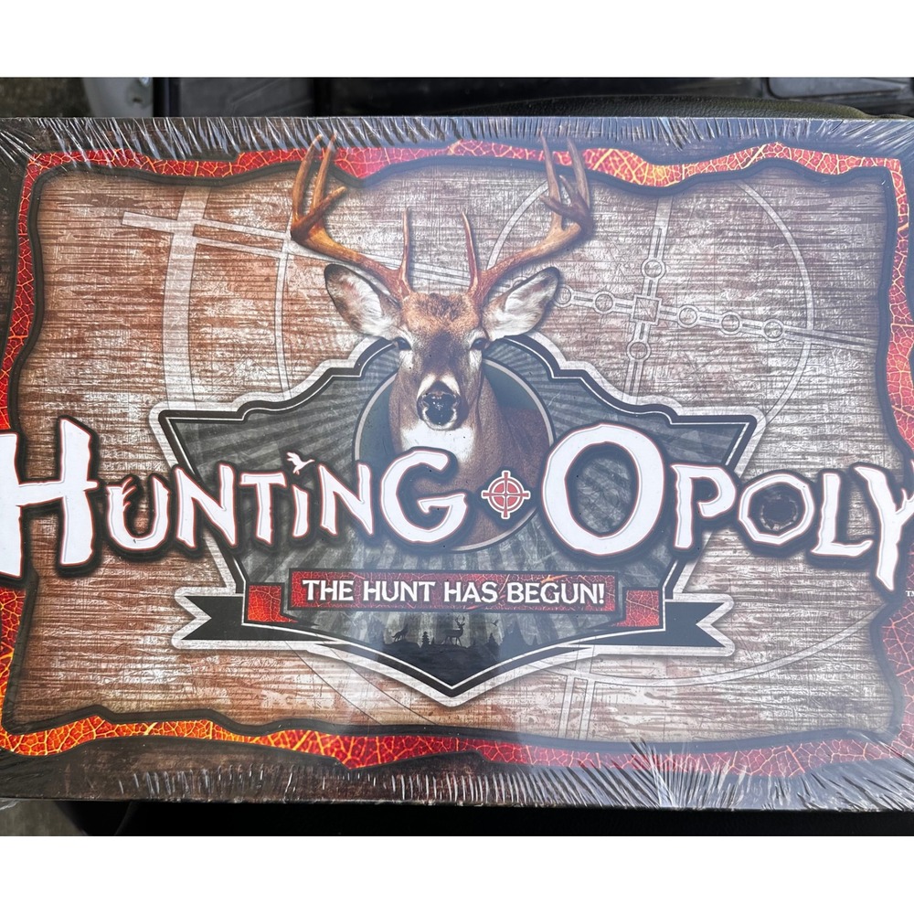 Late for the Sky Hunting-Opoly Board Game New Sealed Hunting Theme Family Game